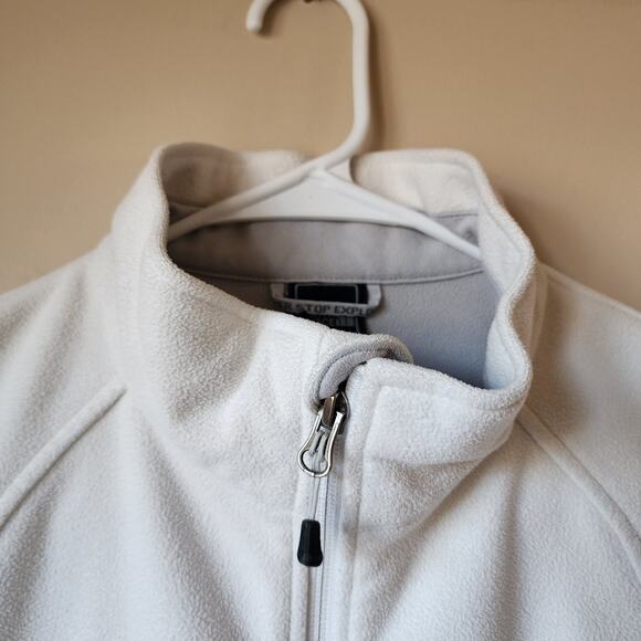 The North Face Windwall Fleece Vest Full Zip Cream Pockets Womens Size Small? - Picture 2 of 9